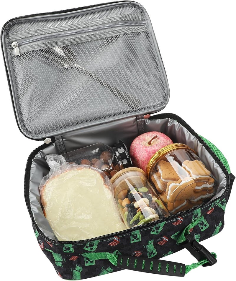 Bio World Minecraft Creepers and Block Characters Insulated Lunch Kit - Image 5